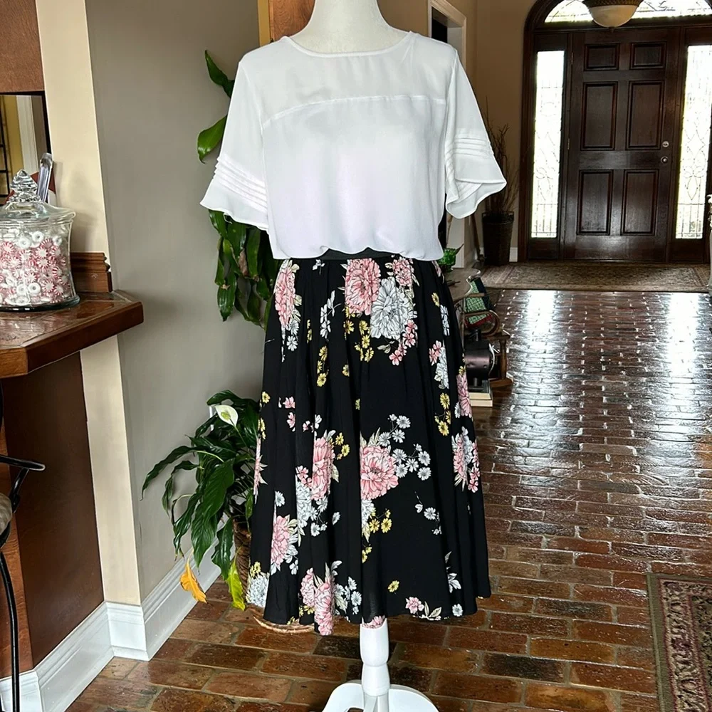 Torrid Swing midi skirt with tulle underskirt sz1X - Picture 5 of 13